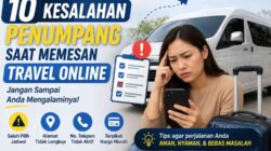 10 Kesalahan Penumpang Saat Memesan Travel Online yang Sering Terjadi